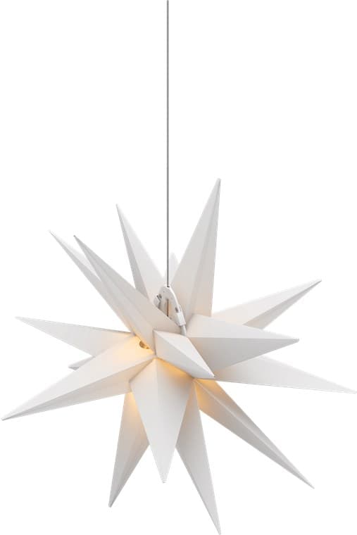 LED-julstjärna 3D, Ø 56 cm, batteridrivet