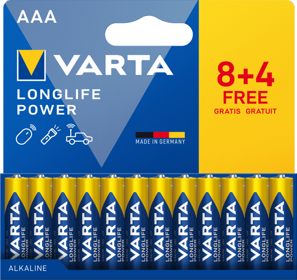 Longlife Power AAA 12-pack (8+4)