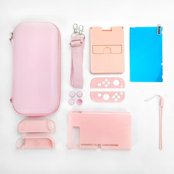 Etui og tilbehør til Nintendo Switch Pink 10 stk