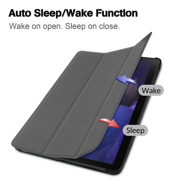 Tri-Fold-deksel til Samsung Galaxy Tab DarkGrey Model 3