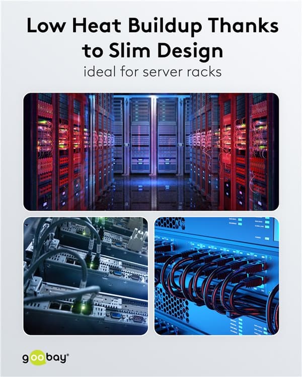 Erittäin joustava patch-kaapeli CAT 6A, ohut, U/FTP, musta