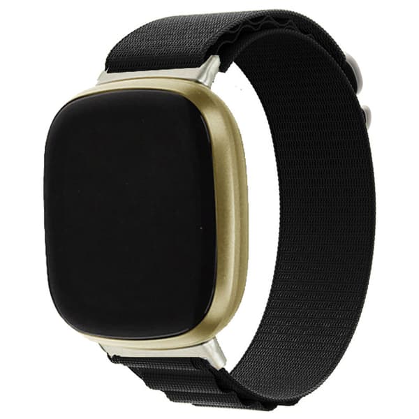 Kellon ranneke nylon Black Fitbit Versa 3