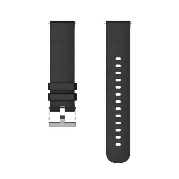 Silikonemønster urrem til Garmin Vivoactive 4 18mm Black