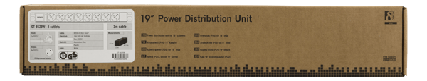 Power strip 8xCEE 7/3 1xCEE 7/7 increased touch protection