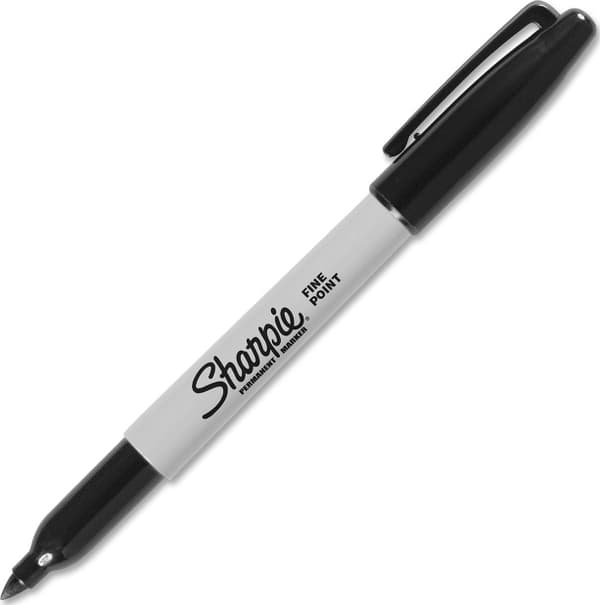 Permanent Marker Fine Black Tuck