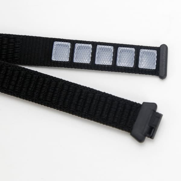 Nylon Loop Hook and Loop Rem Kompatibel med Fitbit Inspire 3 - Fås i Flere Farver Black