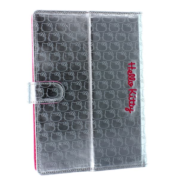 HELLO KITTY Tablet-etui sølv 7-8 tommer universal