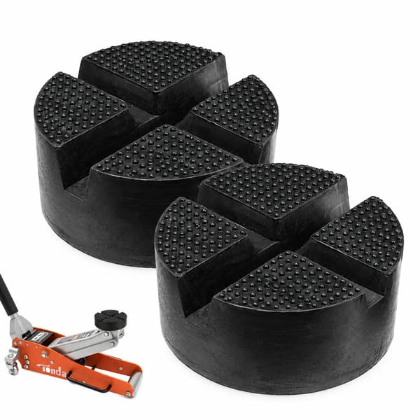Gummikuddar för Domkraft - Säker Lyftning av Bil 2-pack