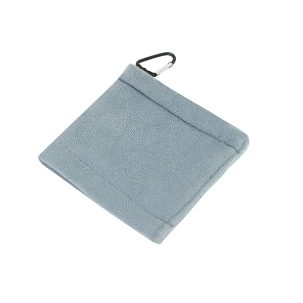 Golfbollsduk med klämma Grey
