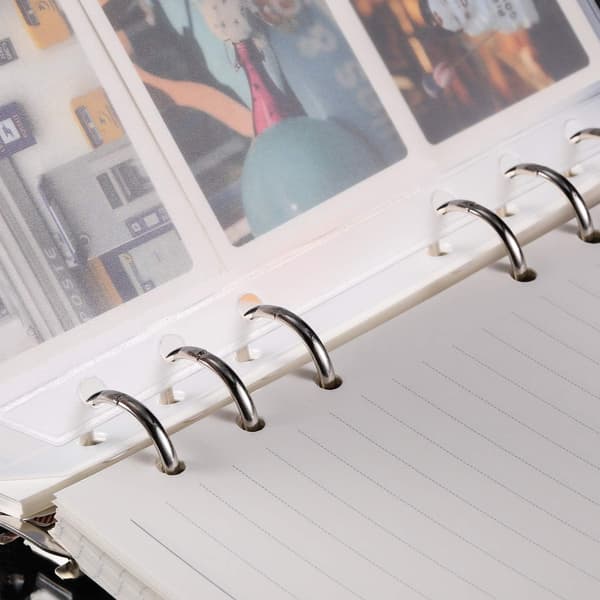A6 PVC-lynlåslomme til 6-ringbind 30-pack