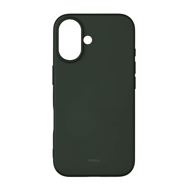 Mobildeksel med silikonsfølelse Olive Green - iPhone 16