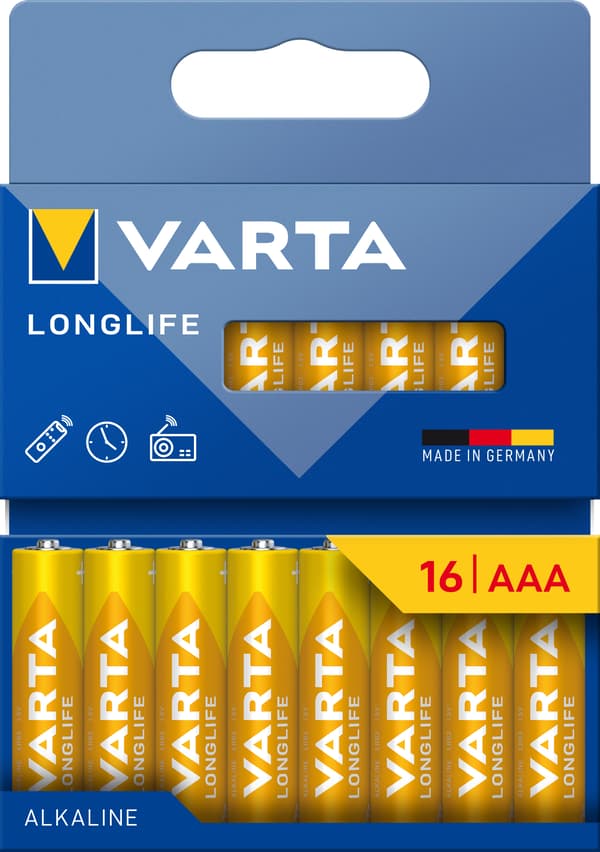 Longlife AAA 16-pack