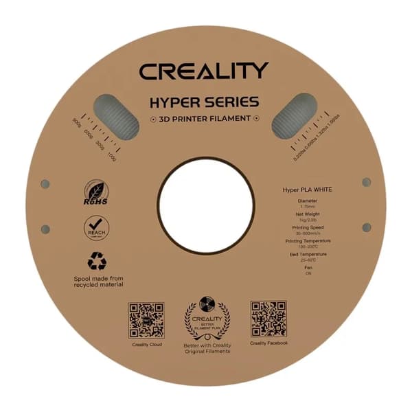 Hyper PLA Filament Creality (valkoinen)
