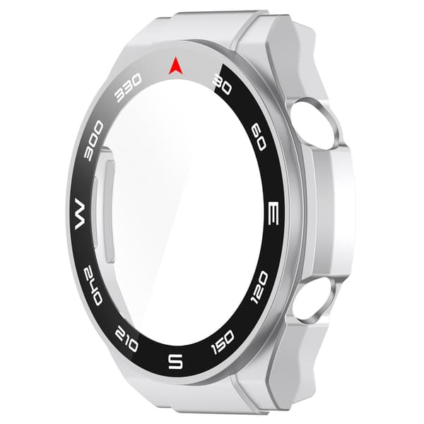 Älykellokotelo näytönsuojalla Silver Huawei Watch Ultimate