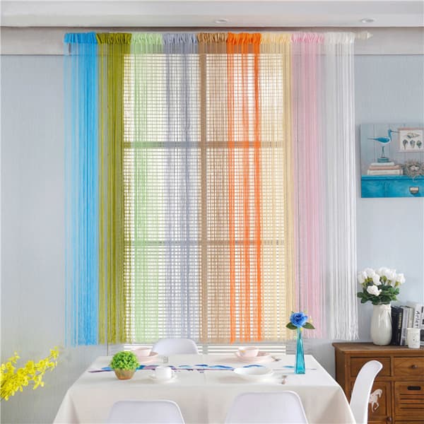 Fransgardin draperi 100x200 cm 1 par White
