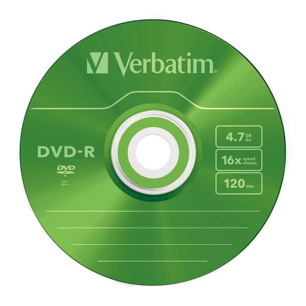 DVD-R 4,7GB 5-pk Slim Case