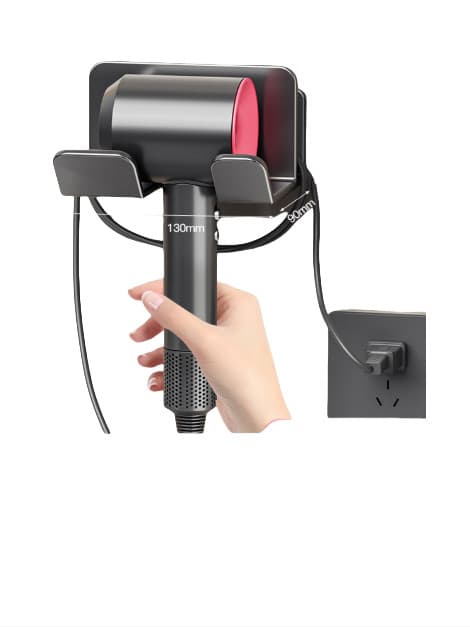 Dyson Hårtørrerholder, Aluminium Vægmontering Grey