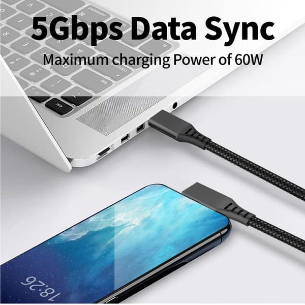 Link kabel USB-C til Oculus Quest 2 Sort 5 meter