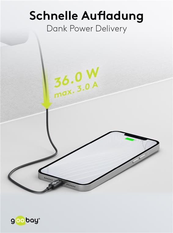 USB-C™ PD dobbelt hurtigoplader (36 W) sort
