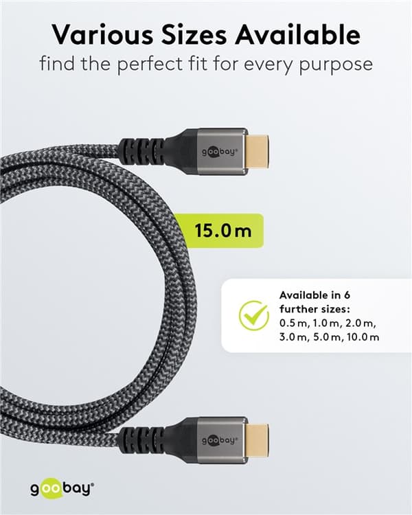 Højhastigheds HDMI™-kabel med Ethernet