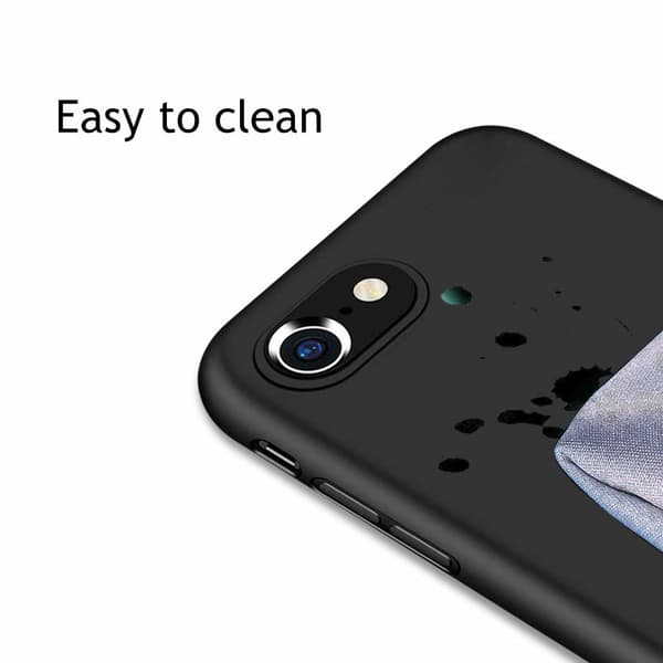 iPhone 7/8 / SE cover silikone sort