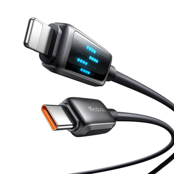 Mcdodo CA-2630 USB-C til Lightning-kabel, 36W, LED-skærm, 1,2m