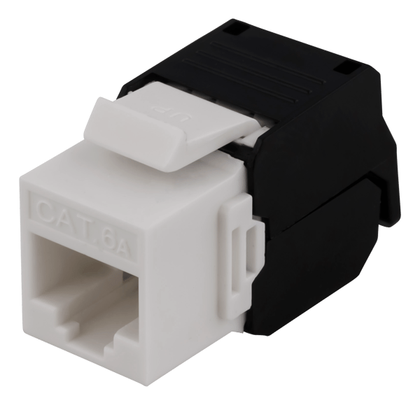 UTP Cat6a keystone connector, "Tool-free"