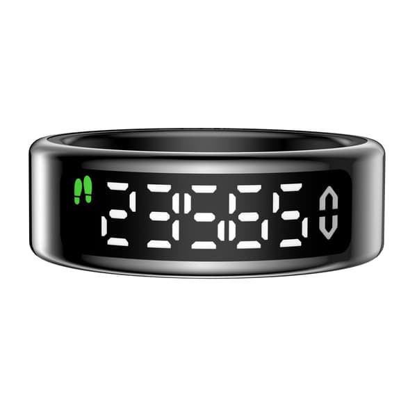 Smart Ring Sort med Sundhedsovervågning 14