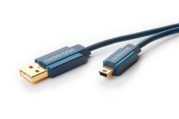 Mini USB 2.0 sovitinkaapeli