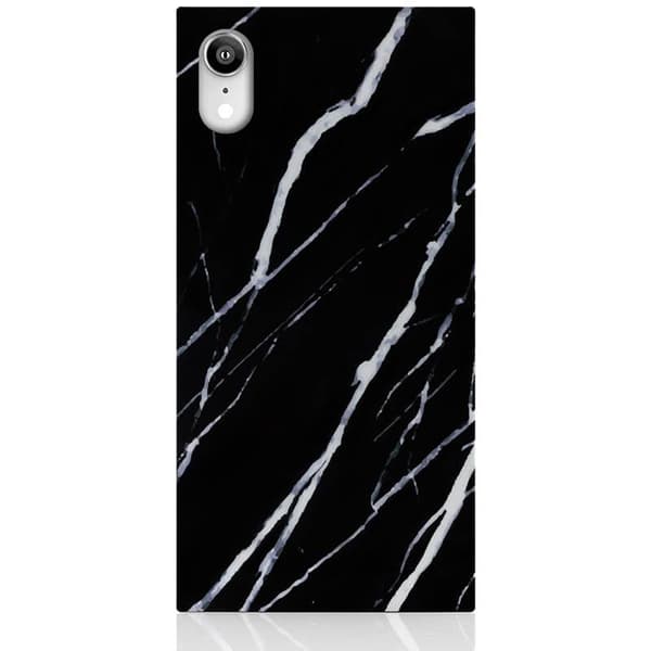 Mobilskal Svart Marble  iPhone XR