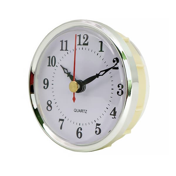 Kvartsur Miniklocka med Arabiska Siffror, 80 mm