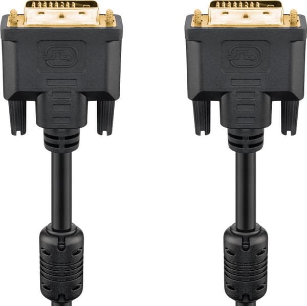 DVI-D Full HD -kaapeli Dual Link, kullattu