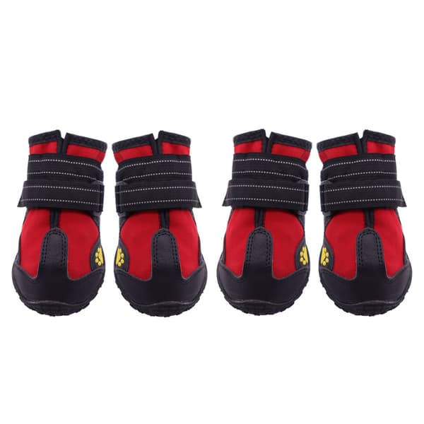 Husdjursskor - Röda 4-pack G