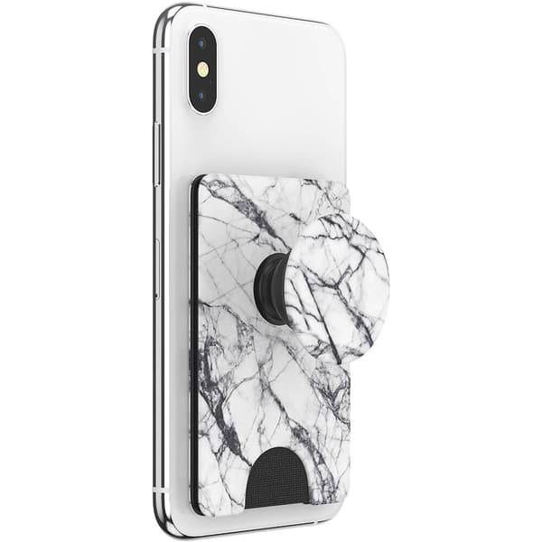 PopWallet+ Dove White Marble