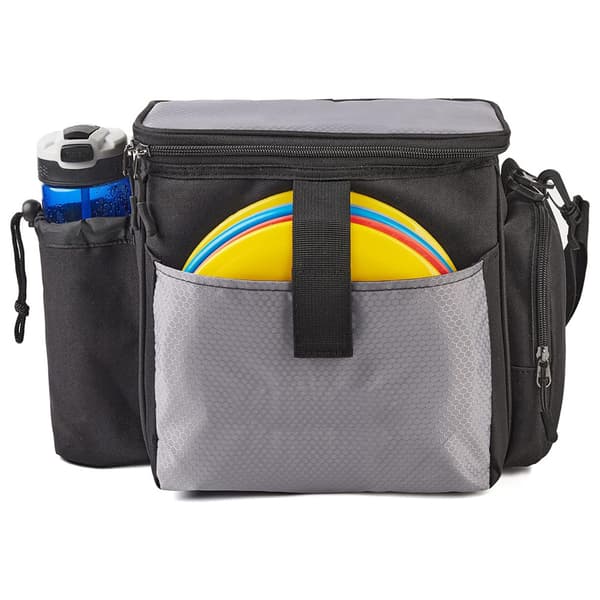 Discgolfbag for 13+ disker, holder for vannflaske