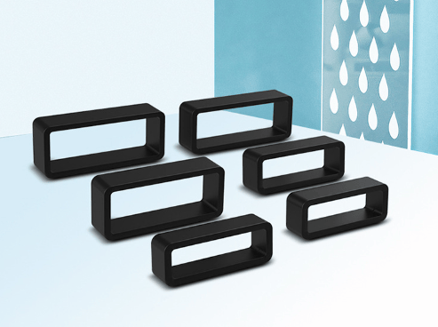 Ögla för klockarmband 10-pack Black 20 mm