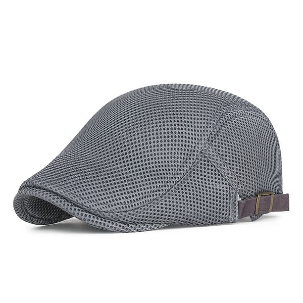 Herr Ventilerande Nätbasker - Sommar Solskydd Anknäbbskeps LightGrey