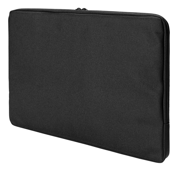 Laptop sleeve, for laptops up to 12", polyester, black