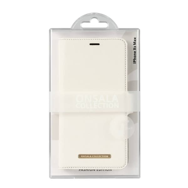 COLLECTION Lompakko Saffiano White iPhoneXs Max