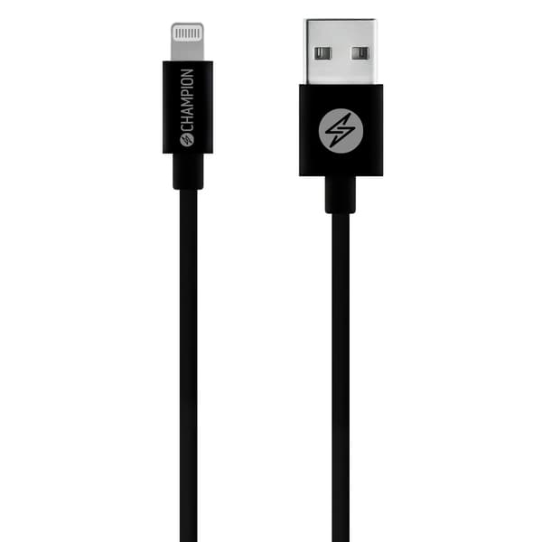 USB-A till Lightning Kabel 2m Svart