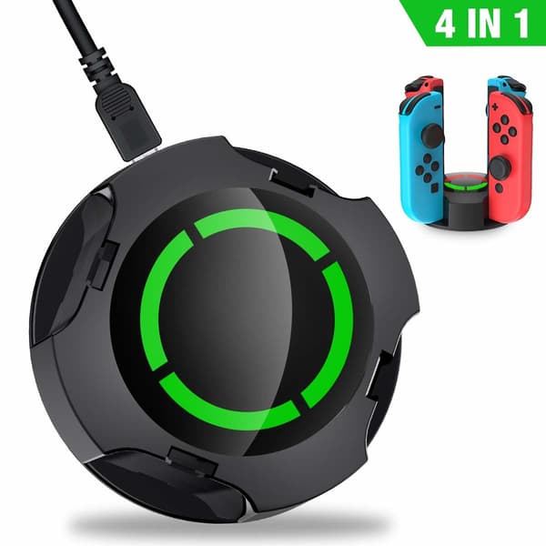 Nintendo Switch Joy-Con ladestasjon for 4 spillkontroller