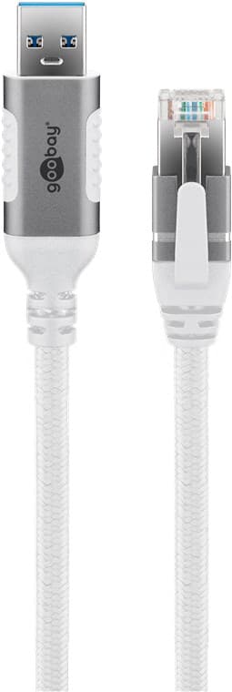 Ethernet-kabel USB-A 3.0 til RJ45, 3 m