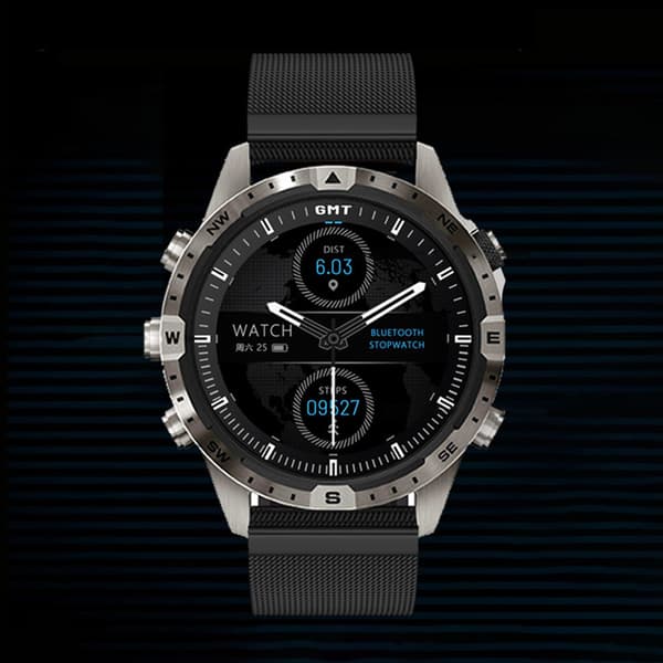 GT45 Smartwatch - Puls, blodtryck, kroppstemperatur, BT-samtal