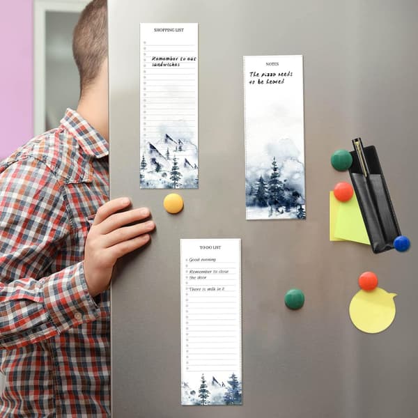 Magnetisk køleskab Sticky Notes Sæt