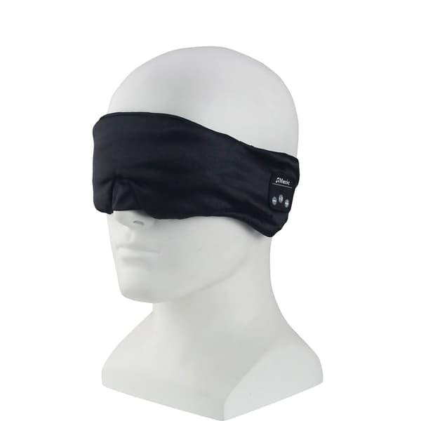 Bluetooth Sovmask med Inbyggda Högtalare Black