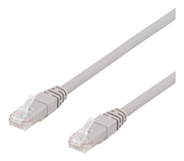 U/UTP Cat6A patch cable, 50m, 500MHz, Delta, LSZH, grey