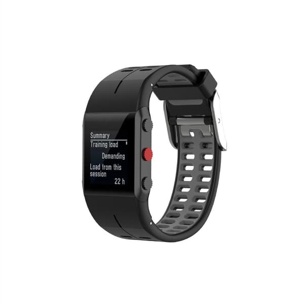 Polar V800 rannekoru silikoni musta/harmaa