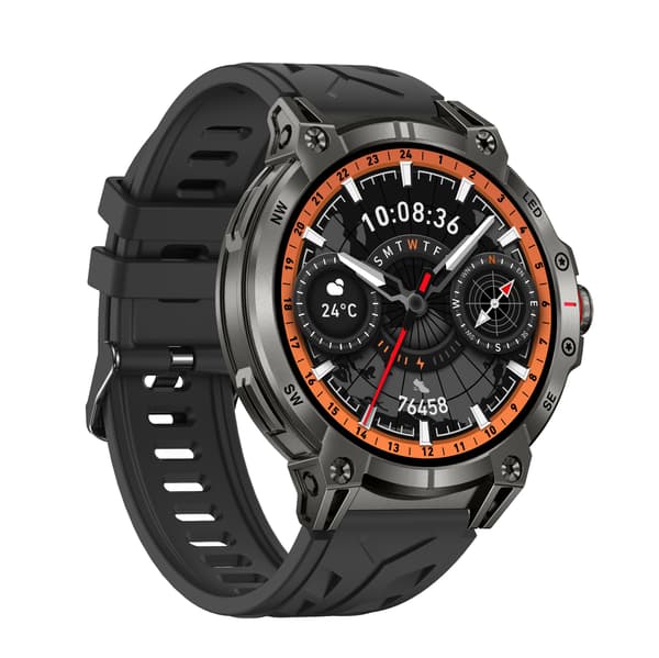 Multifunktionell Smartwatch med Bluetooth-samtal, Hälsomätning och Anpassningsbara Urtavlor Black