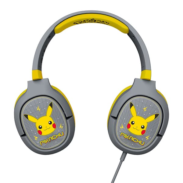 Pikachu Gaming-Headset, Over Ear, Bom-mikrofon