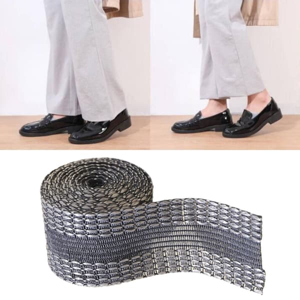 Strykbart fållband Grey 5 m
